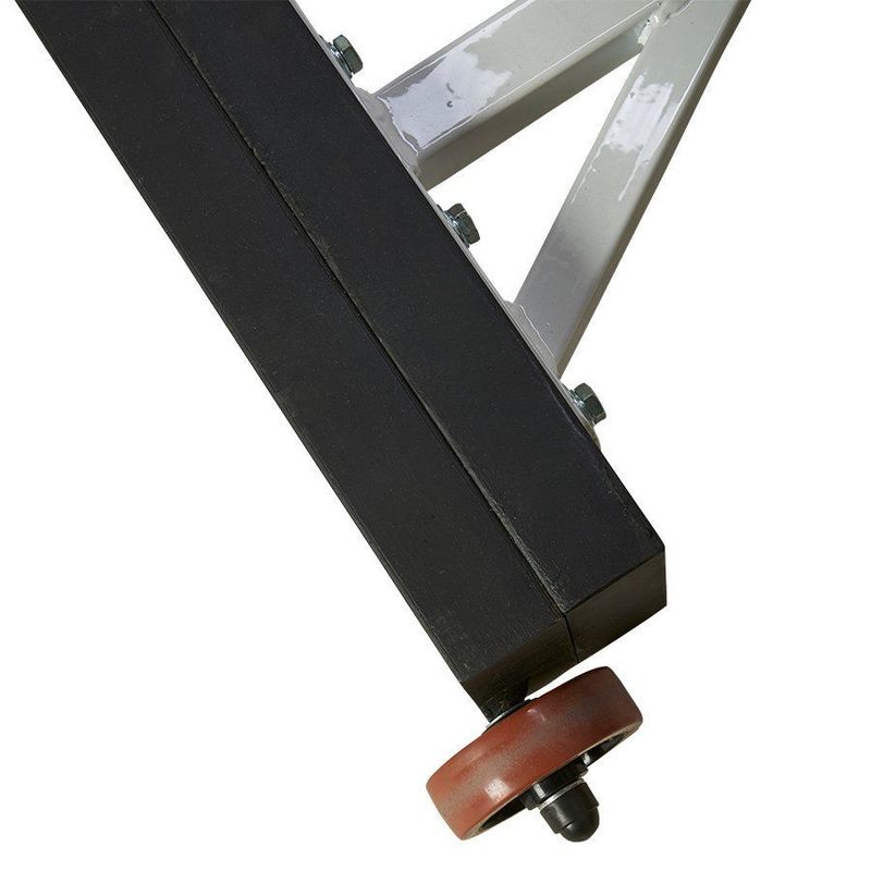 Badmintonstativ, frittstående med hjul.